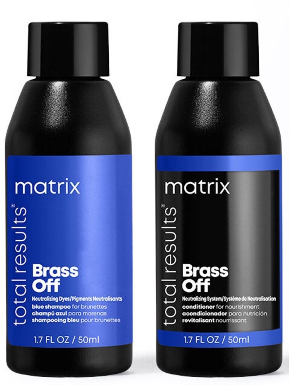 Matrix Total Results Brass Off Shampoo & Conditioner Travel Duo